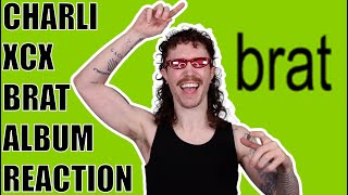 CHARLI XCX  BRAT ALBUM REACTION [upl. by Apgar]