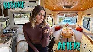 She Transformed A 2900 Vintage RV Into A Gorgeous Tiny House On Wheels [upl. by Ainecey]