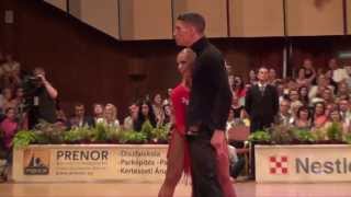 Savaria 2013  European Ch 10D  solo Jive  Miha Vodicar amp Nadiya Bychkova [upl. by Akoyin]