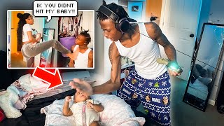 HITTING SAVANI PRANK ON KAM GONE WRONG [upl. by Assylla]