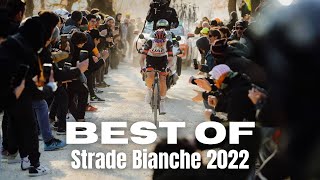 Strade Bianche 2022  Best Moments  Tadej Pogacar [upl. by Wende]