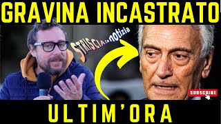 CLAMOROSO GABRIELE GRAVINA INCASTRATO DA STRISCIA LA NOTIZIA PINUCCIO CI MOSTRA LA PROVA SHOCK [upl. by Aihsar]