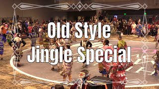 Old Style Jingle Special Part 1  2023 Hunting Moon Pow Wow  Powwowscom [upl. by Eidnim]