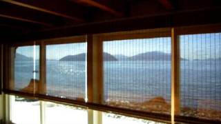 Motorized Woven Wood Shades for a Beach House in Vancouver [upl. by Odnarb697]