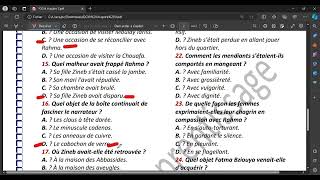 CHAPITRE 3 de la boîte à Merveille QCM question réponse 1bac regional [upl. by Ieso]