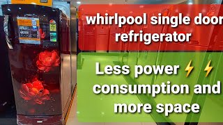 whirlpool single door Refrigerator  Whirlpool 215 L 5 Star Inverter DirectCool fridge [upl. by Ynnavoeg]