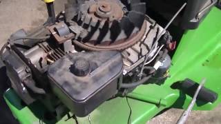 John Deere STX38 first run [upl. by Eng]