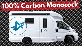 MONOCOCK WOHNMOBIL 100 CARBON 💥 Altlantis 595 Campervan superkurz und superleicht [upl. by Ymar606]