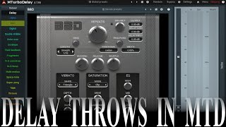 Dark Delay Throws in MTurboDelay [upl. by Nelleeus748]