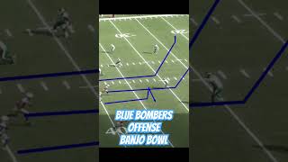 Blue bombers offense breakdown banjo bowl football cfl canadianfootball [upl. by Nedearb390]