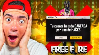 ME BANEARON MI CUENTA DE FREE FIRE POR USAR HACKS   TheDonato [upl. by Naedan800]