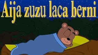 Aijā žūžū lāča bērni  Šūpuļdziesma  Bērnu dziesmas  Latvian Lullaby  Латышская колыбельная [upl. by Cirdes135]