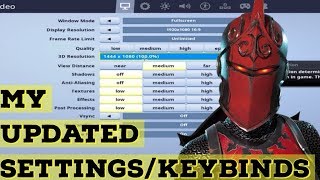 Martoz updated fortnite settings [upl. by Akemyt]