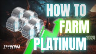 How To Farm Platinum In Warframe 2024 [upl. by Elidad]