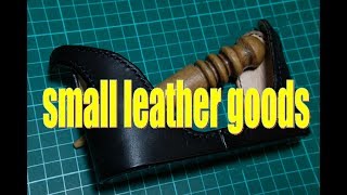 making a leather half case for Leica M240 part 2 [upl. by Ahseral]