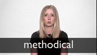 How to pronounce METHODICAL in British English [upl. by Ronoh]