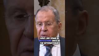 Sergei Lavrov The Real Reason Behind Global Tensions [upl. by Airpac]