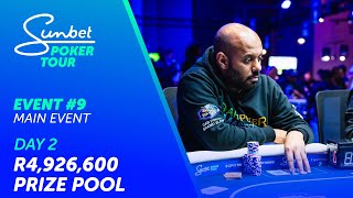 SunBet Poker Tour Time Square  Main Event Day 2  R4926600 Prize Pool Part 2 [upl. by Ardnoid83]