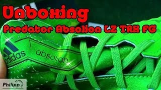 Unboxing Adidas Predator Absolion LZ TRX FG [upl. by Dnalyaw]