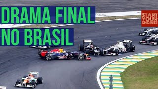 GP do Brasil de 2012 a última disputa de título em Interlagos [upl. by Starbuck]