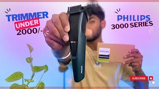 ❗️Live Testing❗️Of PHILIPS Beard Trimmer 3000 Series 🤩  Best Trimmer For Men 💯 [upl. by Selia]