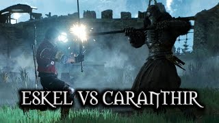 The Witcher 3 Wild Hunt  Eskel vs Caranthir [upl. by Ycram]