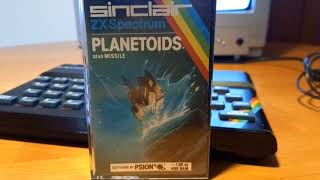 Sinclair Zx Spectrum 48k  Planetoids 1982 gameplay [upl. by Tamer]