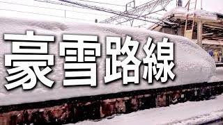 なんだこれは！ JR東日本の豪雪路線、飯山線に乗ってみた！ [upl. by Cairistiona]