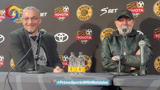 Kaizer Chiefs coach Nasreddine Nabi after the 40 friendly loss to Young Africans in Bloemfontein [upl. by Caasi]