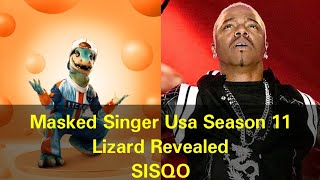 Masked Singer Usa Season 11  Lizard Revealed  Sisqo [upl. by Aicargatla]