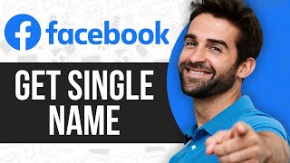 How to Get Single Name on Facebook 2024 [upl. by Einalem]