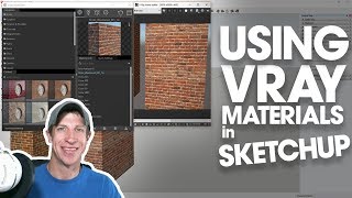 Getting Started Rendering in Vray EP 2  ADDING VRAY MATERIALS TO SKETCHUP [upl. by Aihsatal]