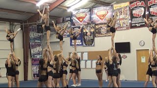 Cheer Extreme Senior 3Lite Raleigh [upl. by Zebadiah]