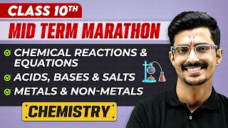 Complete CBSE Chemistry  Class 10th  MID Term in One Shot  Marathon Series 🔥 [upl. by Inalan369]