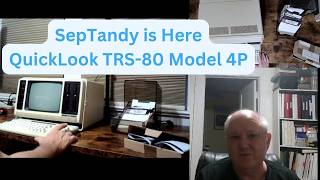 SepTandy QuickLook at the TRS80 Model 4P [upl. by Bowman]