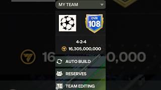 My New UPGRADED 108 OVR Team ✅ fcmobile [upl. by Sedecrem]