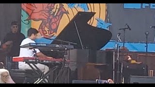 Pedrito Martinez band  Fiery classically trained pianist solo in Cuban band 4 of 5 [upl. by Eselahc]