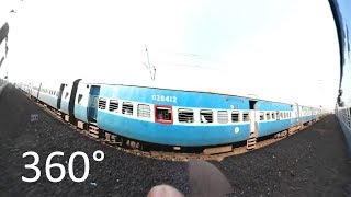 Onboard Gitanjali SF Express 360° View Indian Railways [upl. by Htidra277]