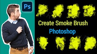 How to Make Smoke Brush in PhotoshopPhotoshop Main Smoke Brush kaise BanayePhotoshop Tutorial [upl. by Nivlak214]