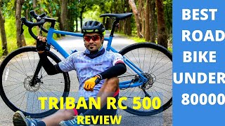 Triban RC120 Flat Bar Bike Review  Perfect for daily commute [upl. by Fabiolas]