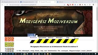 Mozigépész Moziverzum oldalának használata [upl. by Ruenhs]