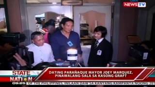 SONA Dating Parañaque Mayor Joey Marquez pinawalangsala sa kasong graft [upl. by Leffert]