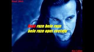 Aca Lukas  Bele Ruze Karaoke [upl. by Aimik]