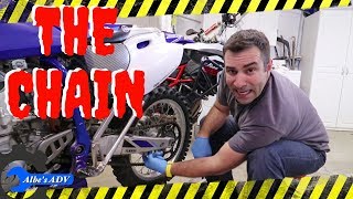 Yamaha YZ426f chain sprockets and chain guide maintenance  Ep 2 [upl. by Gardol]