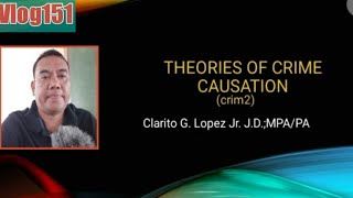 THEORIES OF CRIME CAUSATION SOCIOLOGICAL THEORY OF CRIME [upl. by Ducan915]