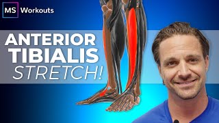 Combat foot drop with this anterior tibialis stretch [upl. by Ruddie]