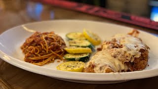 Veal Parmesan made fresh here at awardwinning Tuscany Bistro [upl. by Hodgkinson]