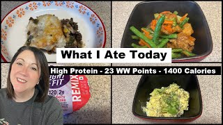 NEW What I Ate Today 🥗 23 WW Points amp High Protein Meals 🔥 WW amp Calorie Deficit [upl. by Junie862]