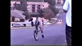 Kevin Jones Whiplashes Down Hill amp Terry Adams Hitch Hikers Down it 2000 York Jam Crashes Too [upl. by Niwred]