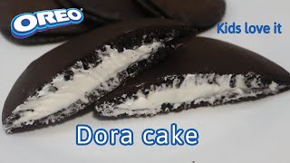 Chocolate Dora Cake with Oreo Biscuit  easy snack recipe for kids [upl. by Blainey227]